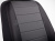 Kia Sportage (16–) Чехлы на сиденья (экокожа), цвет - чёрный + серый (40/60)