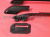 Toyota RAV4 (06-09), (09-) длинная база рейлинги продольные на крышу, алюминиевые черные, дизайн "Оригинал", установочный комплект.